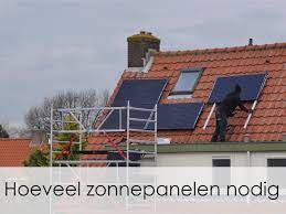 hoeveel zonnepanelen nodig