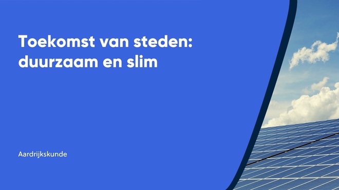 duurzaamheid aardrijkskunde